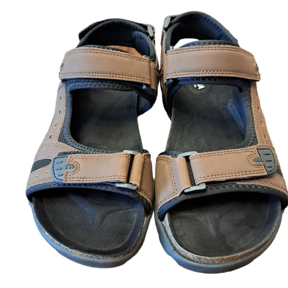 Sonoma Daltonn Sandals Mens 8 Brown Adjustable Straps‎ Breathable